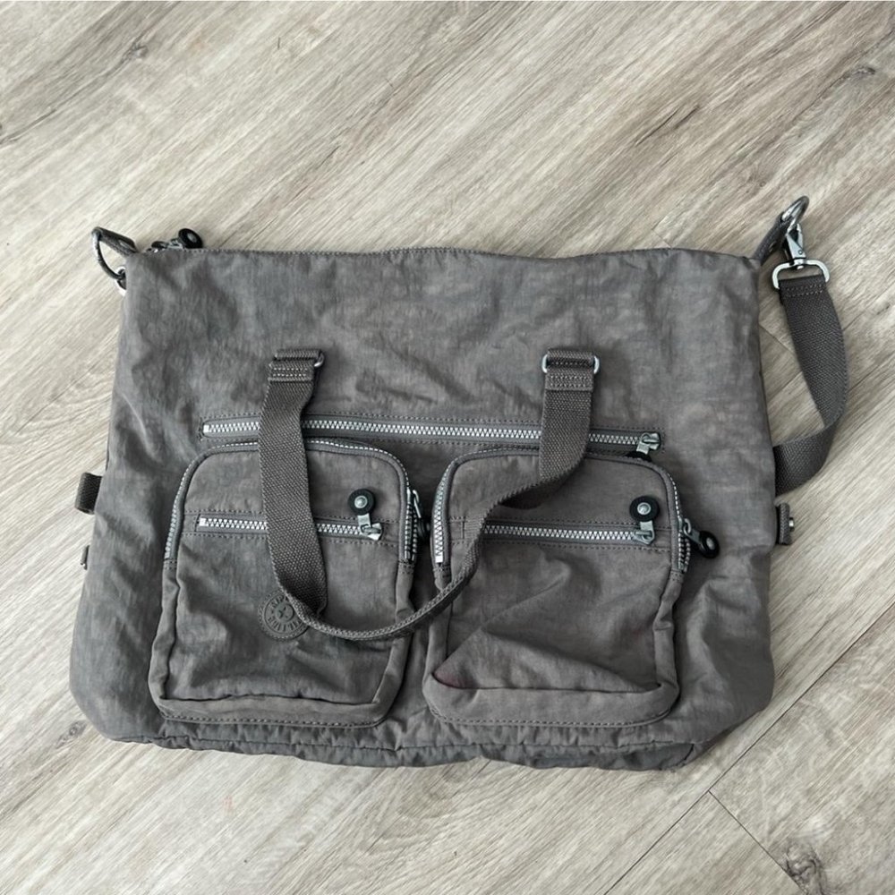 Gray Kipling Crossbody Bag